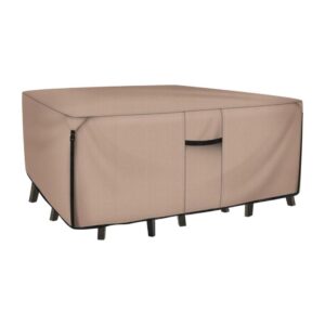Brown Rectangular Patio Heavy Duty Table