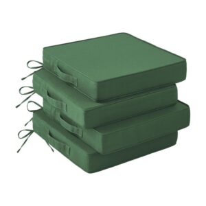 Forest-Green Outdoors Seat Cushions Set